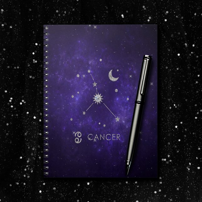 Zodiac Purple Cancer | Cosmic Astrology Horoscope Notebook (Creator Uploaded)