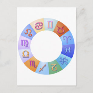 Zodiac Ring Postcard