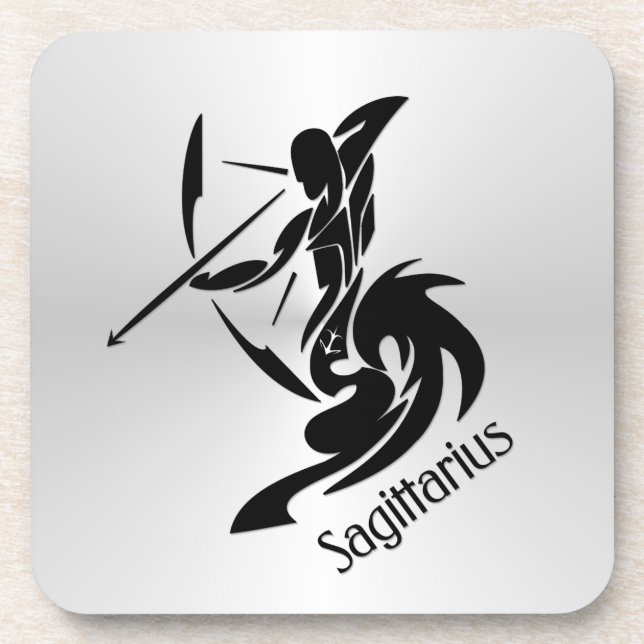 Zodiac Sagittarius Coaster (Front)