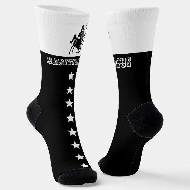 Zodiac Sagittarius sign  Socks (Angled)