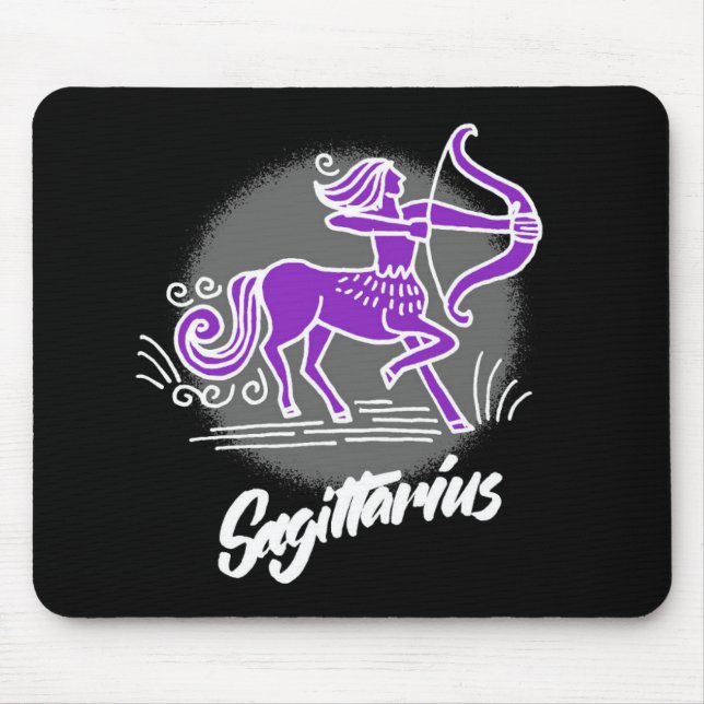 Zodiac Sagittarius Symbol Mouse Pad (Front)