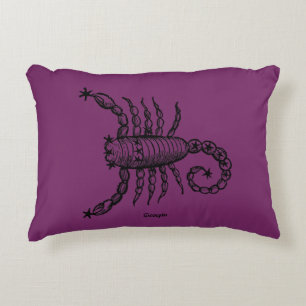 Zodiac: Scorpio, 1482 Accent Pillow