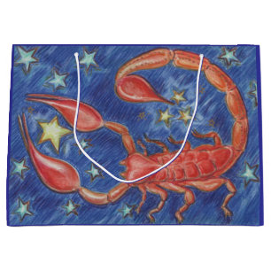 Zodiac Scorpio gift bag large