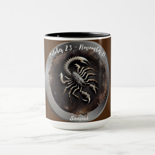 Zodiac Scorpius Scorpio Customize Personal  Mug (Center)