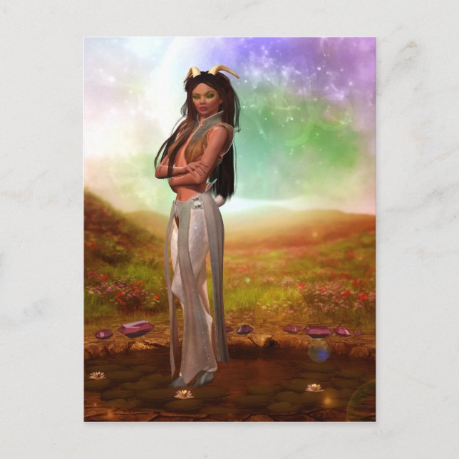 Zodiac Series: Capricorn Postcard (Front)