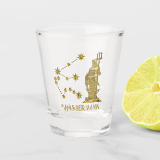 Zodiac Sign Aquarius -  Shot Glass