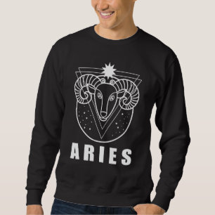 Zodiac Sign Aries Astrology Horoscope Sweatshirt