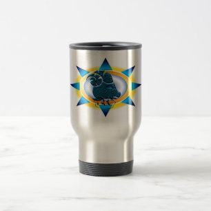 Zodiac Sign Aries Design Gift Travel Mug