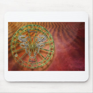 zodiac sign bull- mouse pad