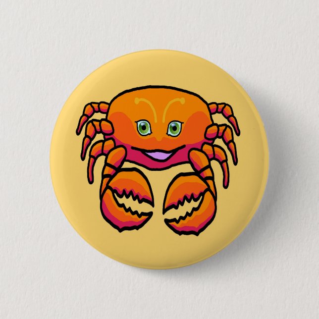 Zodiac sign Cancer 2 Inch Round Button (Front)