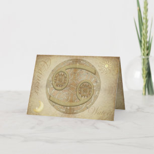 Zodiac Sign Cancer Greetings and Notecards