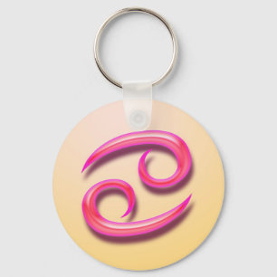 Zodiac sign Cancer Keychain
