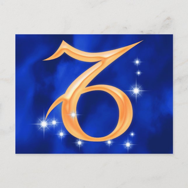 Zodiac sign Capricorn Postcard (Front)