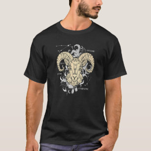 Zodiac Sign Capricorn   T-Shirt