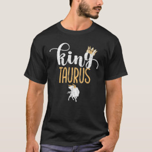 Zodiac Sign King Taurus Graphic T-Shirt