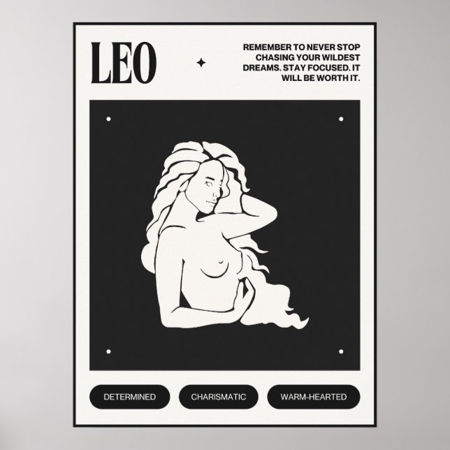 Zodiac Sign Leo (Front)