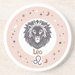 Zodiac Sign Leo Coaster
