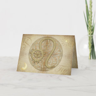 Zodiac Sign Leo Greetings and Notecards
