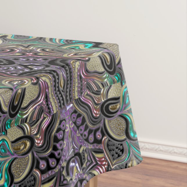 Zodiac Sign Leo Mandala Tablecloth (In Situ)