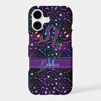 Zodiac Sign Leo Rainbow Glitter iPhone 7 Plus Case