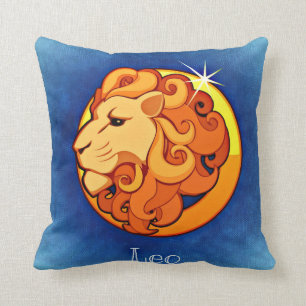 Zodiac sign Leo Throw Pillow