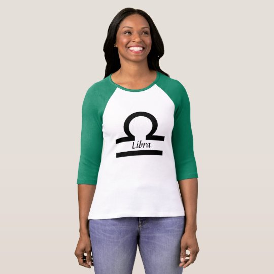 Zodiac Sign Libra Astrology Symbol Jersey T-Shirt