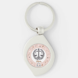 Zodiac Sign Libra Keychain