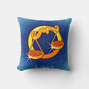Zodiac sign Libra Throw Pillow