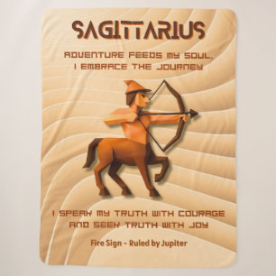 Zodiac Sign Modern 3D Astrology Design Sherpa Blanket