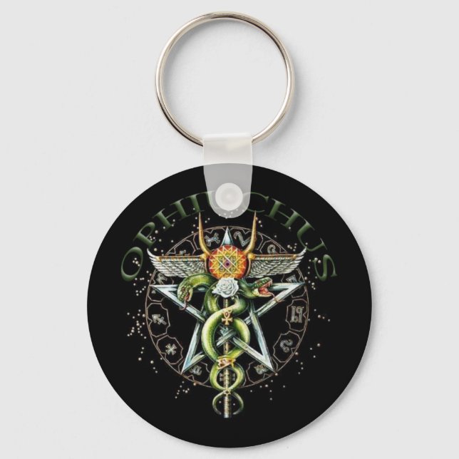 Zodiac Sign Ophiuchus NEW Keychain (Front)