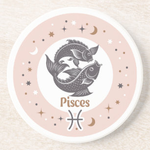 Zodiac Sign Pisces Coaster