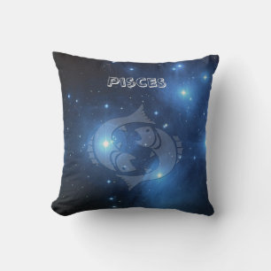 Zodiac sign Pisces Throw Pillow