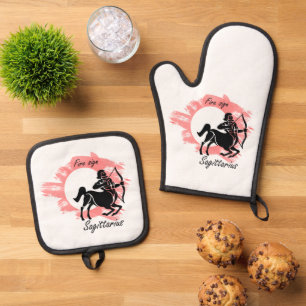 Zodiac sign - Sagittarius Oven Mitt & Pot Holder Set