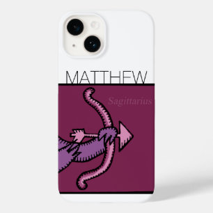 Zodiac Sign Sagittarius personalized Birthday iPC Case-Mate iPhone 14 Case
