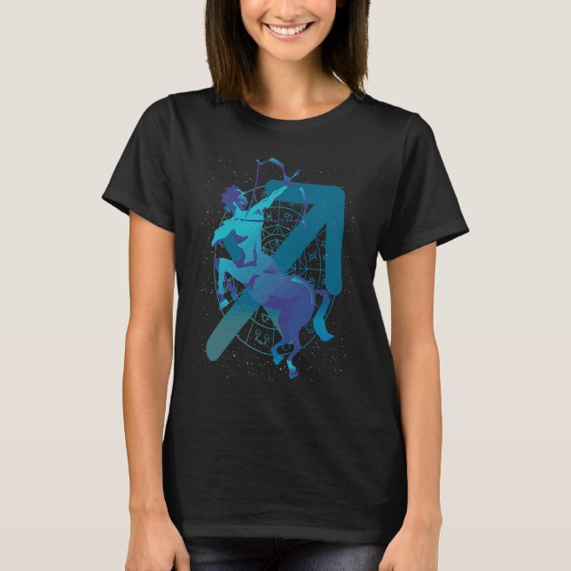 Zodiac Sign Sagittarius T-Shirt (Front)