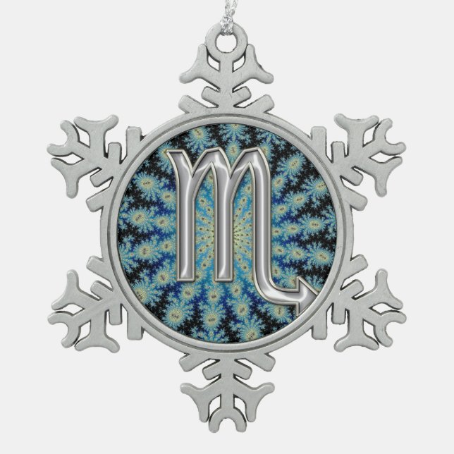 Zodiac Sign Scorpio Christmas Ornament (Front)