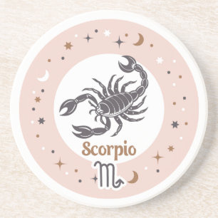 Zodiac Sign Scorpio Coaster