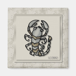 Zodiac Sign Scorpio Magnet