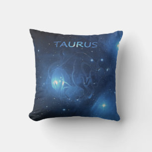 Zodiac sign Taurus Throw Pillow