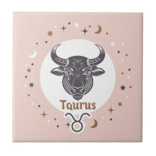 Zodiac Sign Taurus Tile