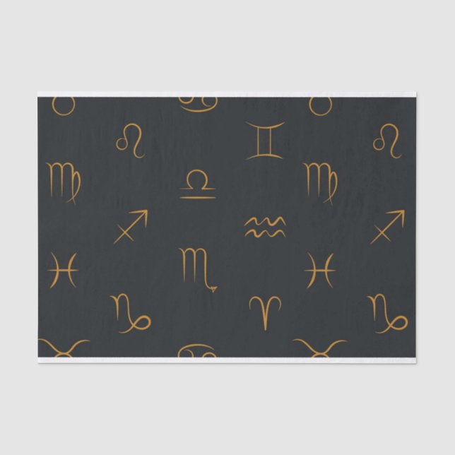Zodiac Sign Tissue Paper (Front)