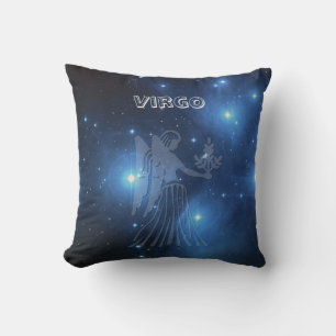 Zodiac sign Virgo Throw Pillow