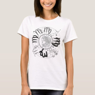 Zodiac Sign - Virgo.w T-Shirt