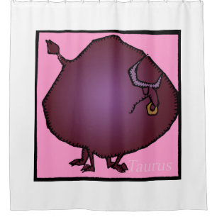 Zodiac Signes Taurus Douche rideau