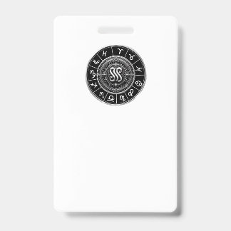 Zodiac signs badge