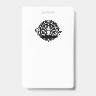Zodiac signs badge
