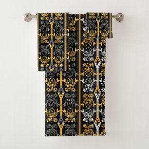 Zodiac signs bath towel set