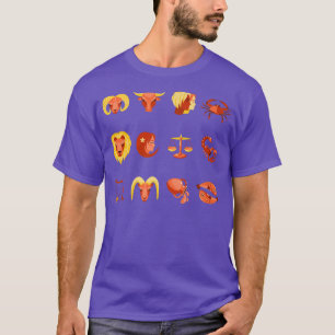 Zodiac Signs Halloween Zodiac Horoscope Astrology T-Shirt