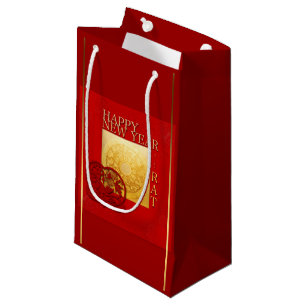 Zodiac Signs Rat Papercut Chinese Year 2020 SGB Small Gift Bag