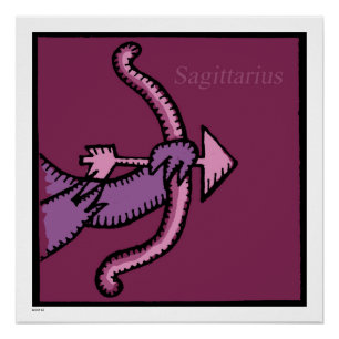 Zodiac Signs Sagittarius Birthday Perfect Poster